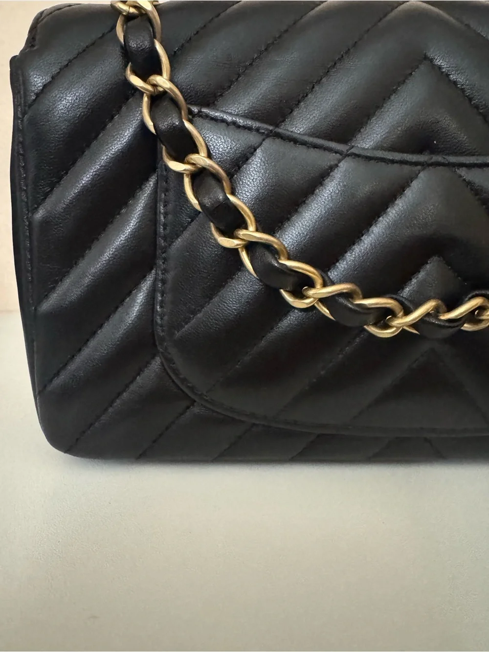 CHANEL classic chevron